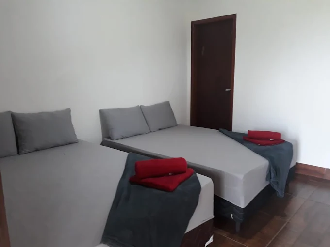Quarto da Pousada Leão Azul em Capitólio